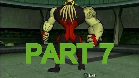 Ben 10 Protector Of Earth Walkthrough Part 7 psp (with commentary)