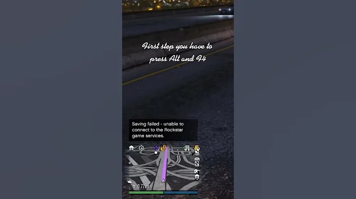 Saving failed unable to connect to Rockstar game services | #shorts GTA 5