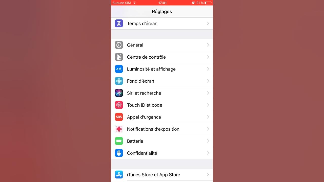 Comment changer son mots de passe sur iPhone YouTube