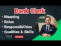 Bank Clerk Job Description | Duties Roles and Responsibilities | Bank Clerk ka Kya Kaam Hota Hai