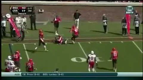 Demetrious "Trey" Nicholson - Virginia Football - CB - 2013 Ball State Game