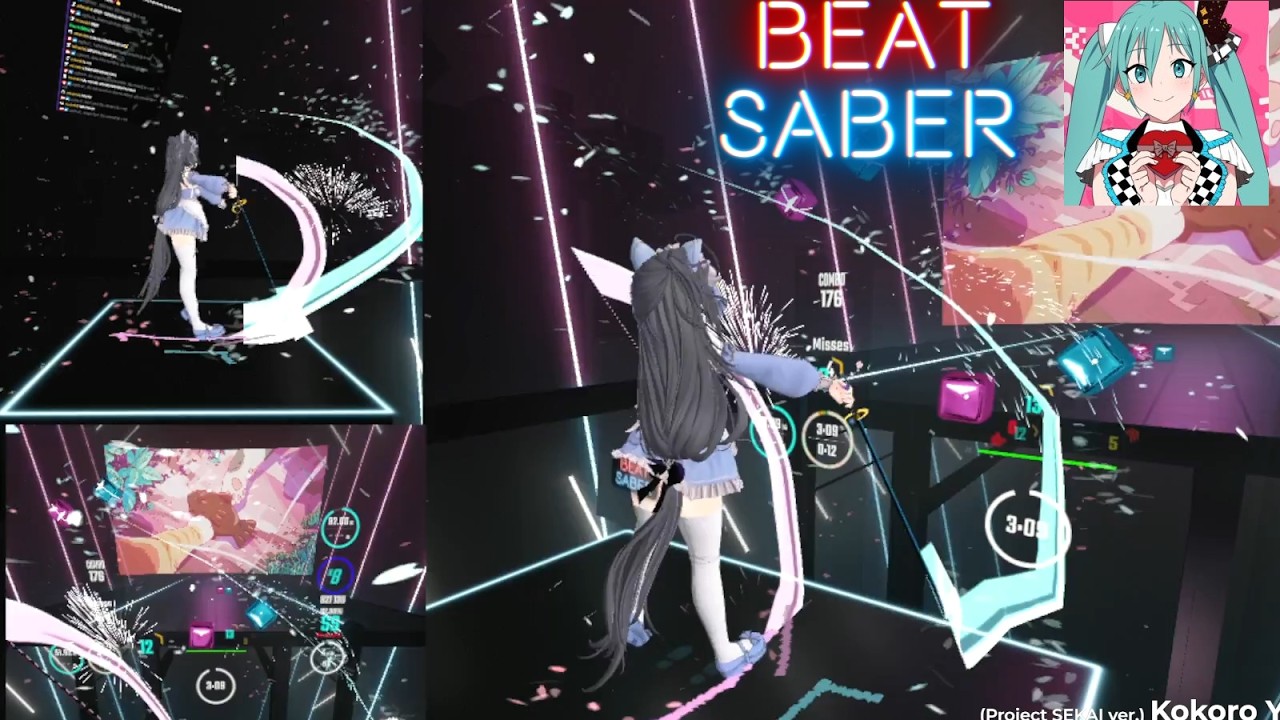 【ビートセイバー】心予報 - Eve MORE MORE JUMP！ × 初音ミク  (Project SEKAI ver.) ／ Mapper Ge2toro