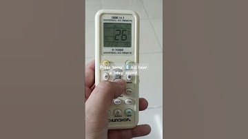 Setting the Chunghop universal AC remote (Cara setting remote AC Chunghop)
