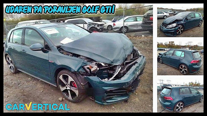 UDAREN GOLF 7 GTI SE PRODAJE KAO NOV! RIZIČNA KUPOVINA!?