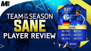 Fifa 16 Tots Sane Review 83 Fifa 16 Ultimate Team Player Review In Game Stats