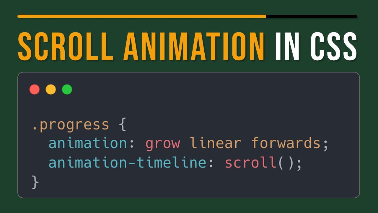 How to Create a Scroll Progress Bar in 7 Minutes - YouTube