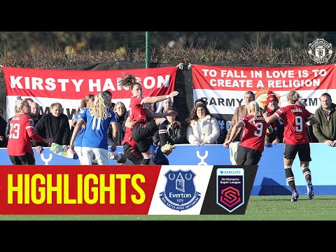 FA Women's Super League | Highlights | Everton 1-1 Manchester United