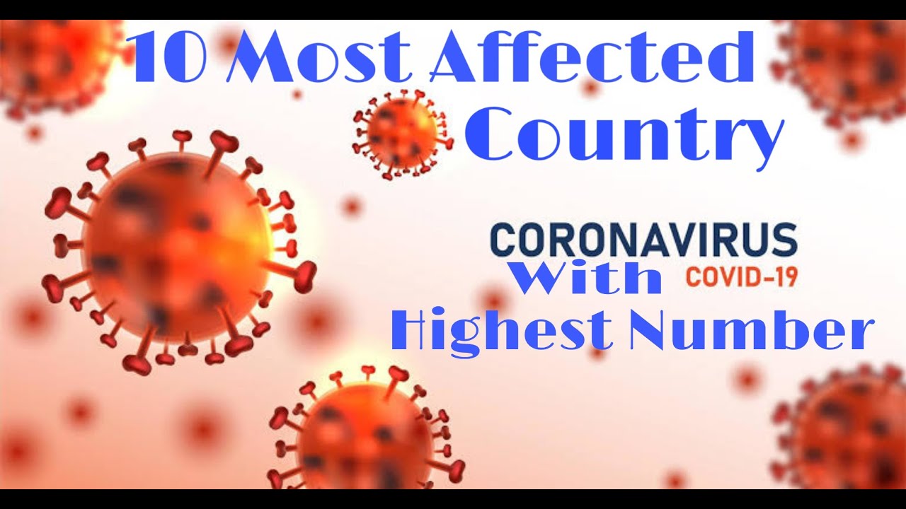 10 most affected countries with highest number of COVID-19 cases ...