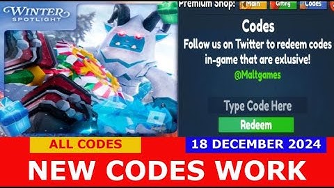 *NEW CODES DECEMBER 18, 2024* [UPDATE 9/FESTIVE UPDATE] Elemental Dungeons ROBLOX | ALL CODES