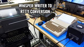 Whisper Writer Telex to Radio Teletype Conversion