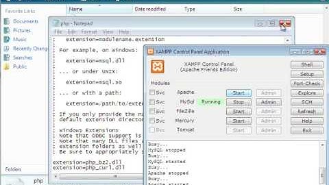 Install OpenCart 1.3.2 on XAMPP 1.7.2 for Windows tutorial