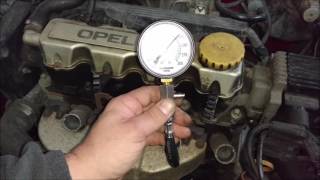 Opel Astra F 1995R. 1.4 - 82Km - Pomiar Ciśnienia Na Cylindrach. - Youtube