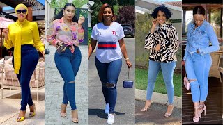 How to rock Stylish Jeans for Women; Elegant Jeans outfits for ladies