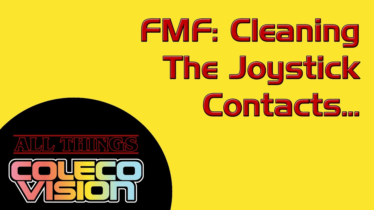 Few Minute Fix Cleaning the Joystick Contacts YouTube