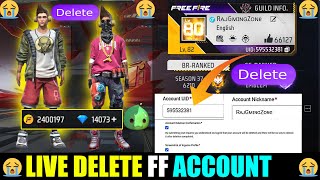 Free Fire Account Delete Kaise kare | How To Delete Free Fire id | I'd Delete Free Fire