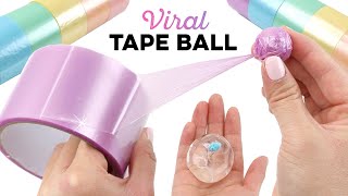 How to make viral TAPE BALLS! #asmr #diy #nanotape