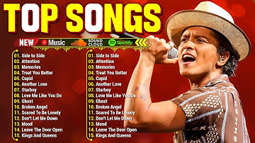 Billboard Hot 100 🍋 Spotify Playlist 🍎 Bruno Mars, Ed Sheeran, Maroon 5, The Weeknd, Billie Eilish