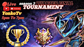 QUARTER FINAL MATCHES ? LIVE STREAMING YonkoTv season 3 Tournament