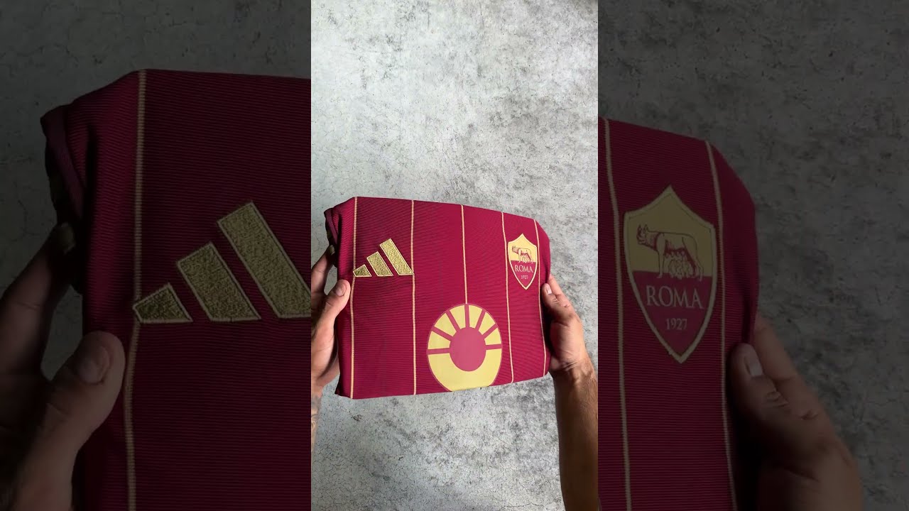 UNBOXING: AS Roma 24/25 Home Jersey - YouTube