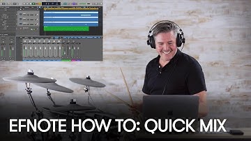 EFNOTE How To: Quick mix, post-plug and play recording