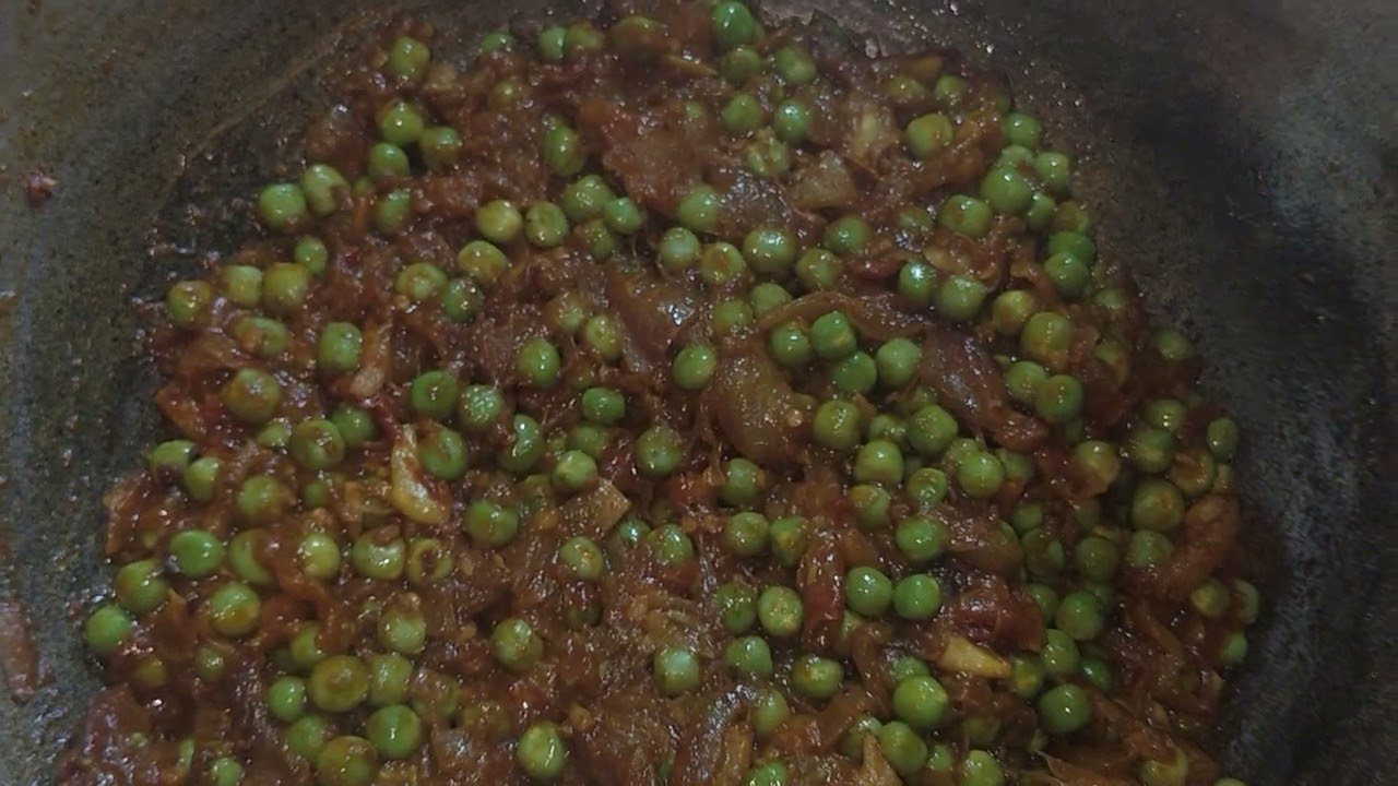 Tasty matar paneer recipe 