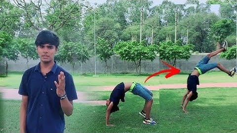 How to learn front handspring / front flip / Handspring tutorial easily learn in 5 minutes in hindi