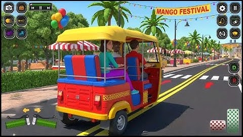 City Tuk Tuk Rickshaw Game 3D - Best Android Auto Rickshaw Driving Pick & Drop - Android Gameplay