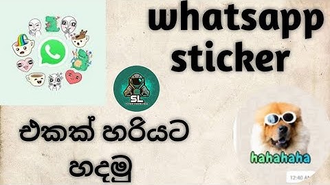 whatsapp sticker create sinhala sl power knowledge