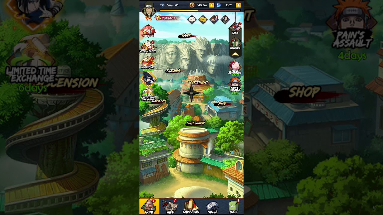 unlimited ninja idle rpg using 10 legendary scrolls