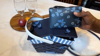 What’s in my Kate Spade Flutter Fly Picnic Basket! WIMB!! | Coach Butterflies!