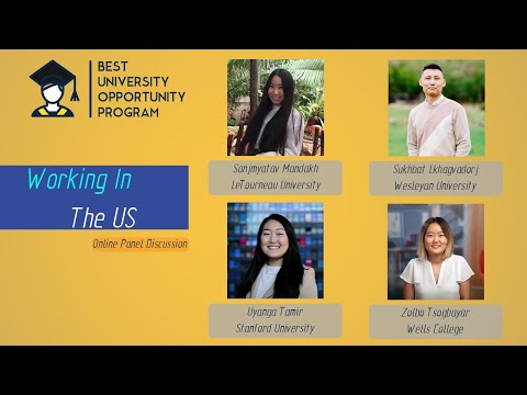 "Working In The US" | BUOP-2020 Panel Discussion