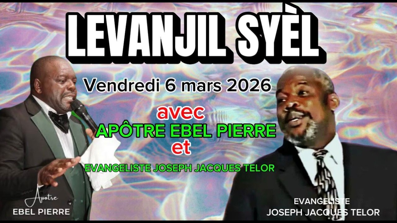 LEVANJIL SYEL avec APÔTRE EBEL PIERRE et ÉVANGÉLISTE JOSEPH JACQUES TELOR