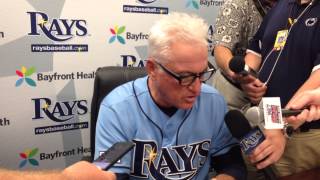 Joe Maddon Talks About Rays 3-0 Victory Over Blue Jays