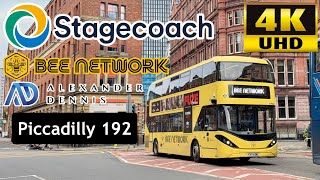 Stagecoach Bus Manchester Bee Network 192 Stockport to Piccadilly via Levenshulme Longsight
