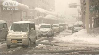 積雪330cm　大雪続く新潟・津南町の状況は（12/01/31）