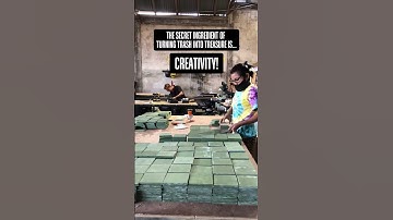 Fantastic recycled plastic wall tiles!