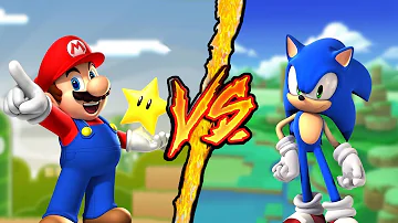 Super Mario VS Sonic - Battaglia Rap Epica - Dissing Rap Freestyle