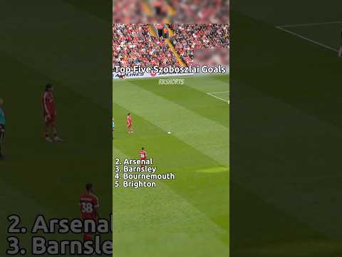 Top Five Dominik Szoboszlai Goals ☠️ #szoboszlai #liverpool #premierleague #freekick #football
