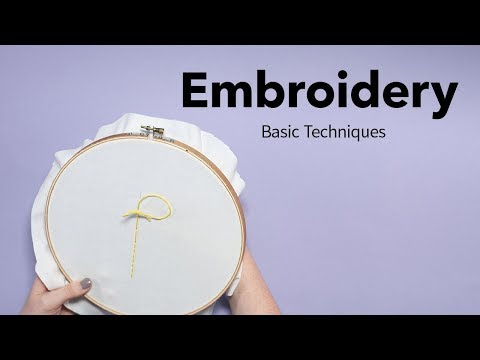 Video: How To Learn To Embroider Quickly