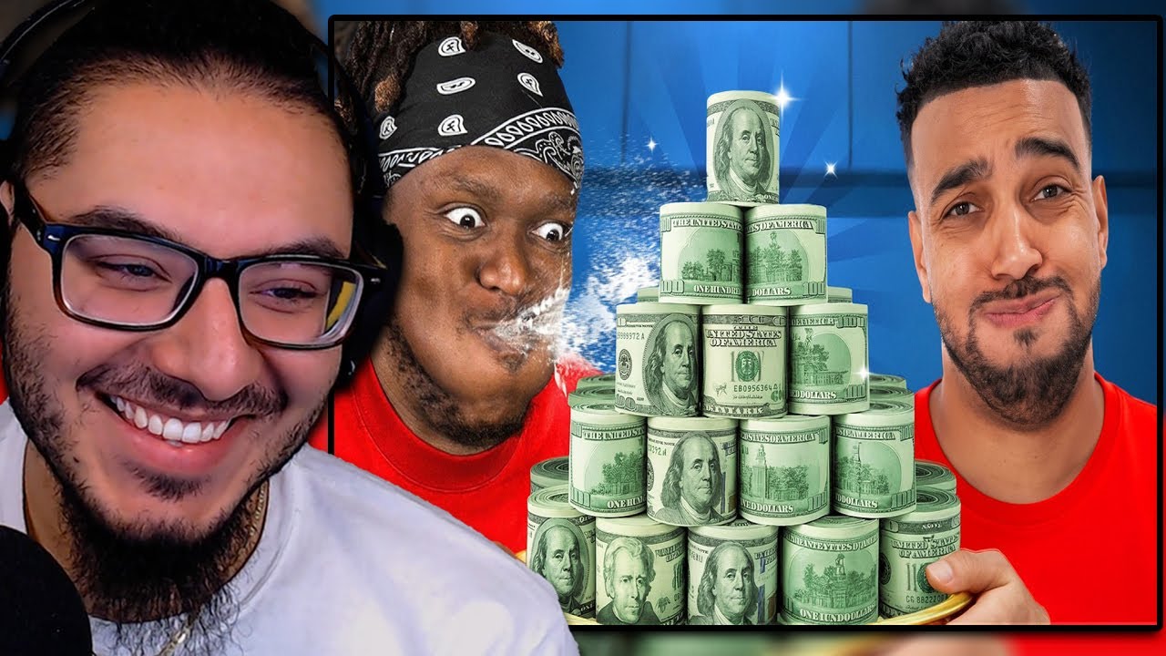 KSI - Рассмеши нас, выиграй 1000 долларов (при участии Chunkz и Niko) | Реакция