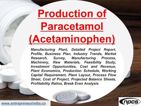 Paracetamol Manufacturing Process Flow Chart