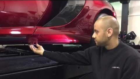 McLaren 12C & 650S Emergency Key Door opening.