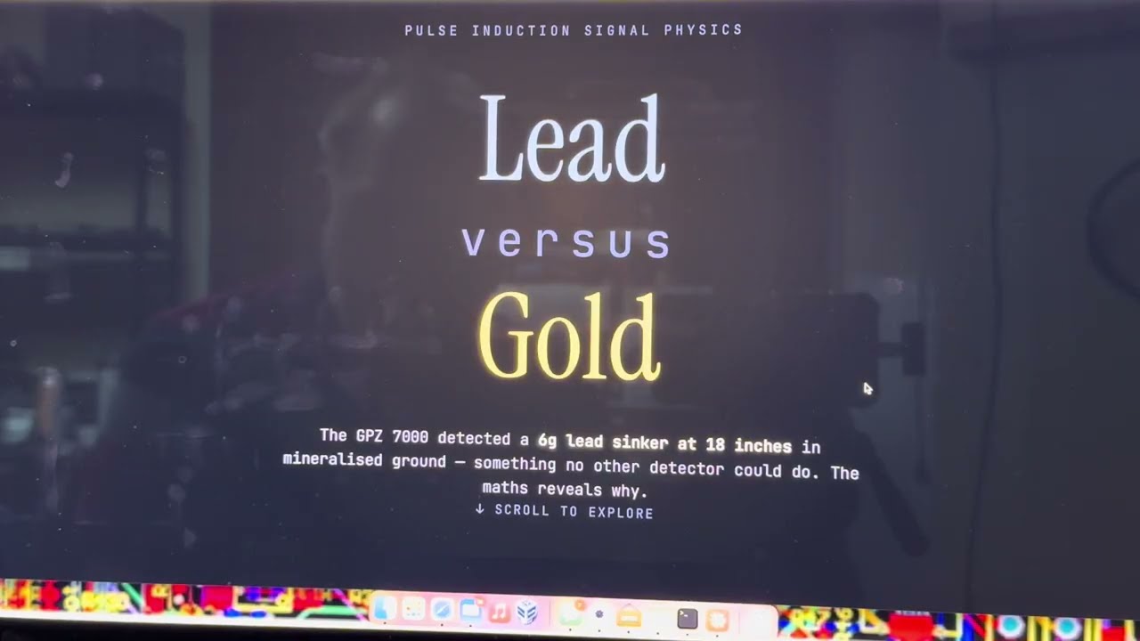 Lead Versus Gold as a testing material for metal detectors, something to be aware of.
