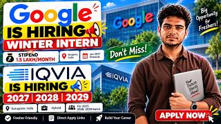 Latest OFF CAMPUS Jobs for Freshers | Google Off campus latest hiring| off campus latest hiring 2026