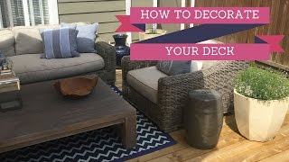 Deck Decorating Ideas 2016 Click this link (http://karladreyerdesign.com/decorate-your-dream-room) to get my free Five Proven Steps to Decorate Your Dream