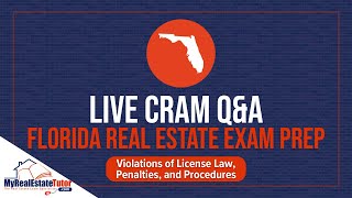 Florida Real Estate Exam Prep: Violations of License Law, Penalties, and Procedures