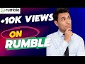 Do THIS To Increase Your Views On Rumble(It Works)-Rumble earn money