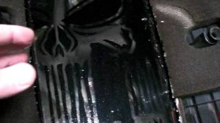HOW TO MAKE A CUSTOM HEMI ENGINE  COVER &quot; THIS IS MY 2005 JEEP SKULL ENGINE COVER &quot;