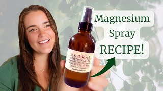 Magnesium Spray Recipe II How To Make Magnesium Oil II Health Benefits of Magnesium