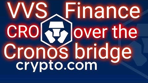 CRO coin over the CROnos bridge to vvs finance in the crypto.com DeFi wallet #crypto #crocoin